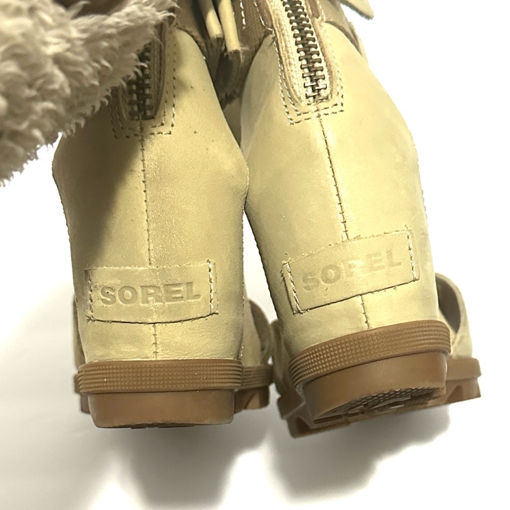 Sorel Women's Beige Wedge Sandals - Picture 7 of 11